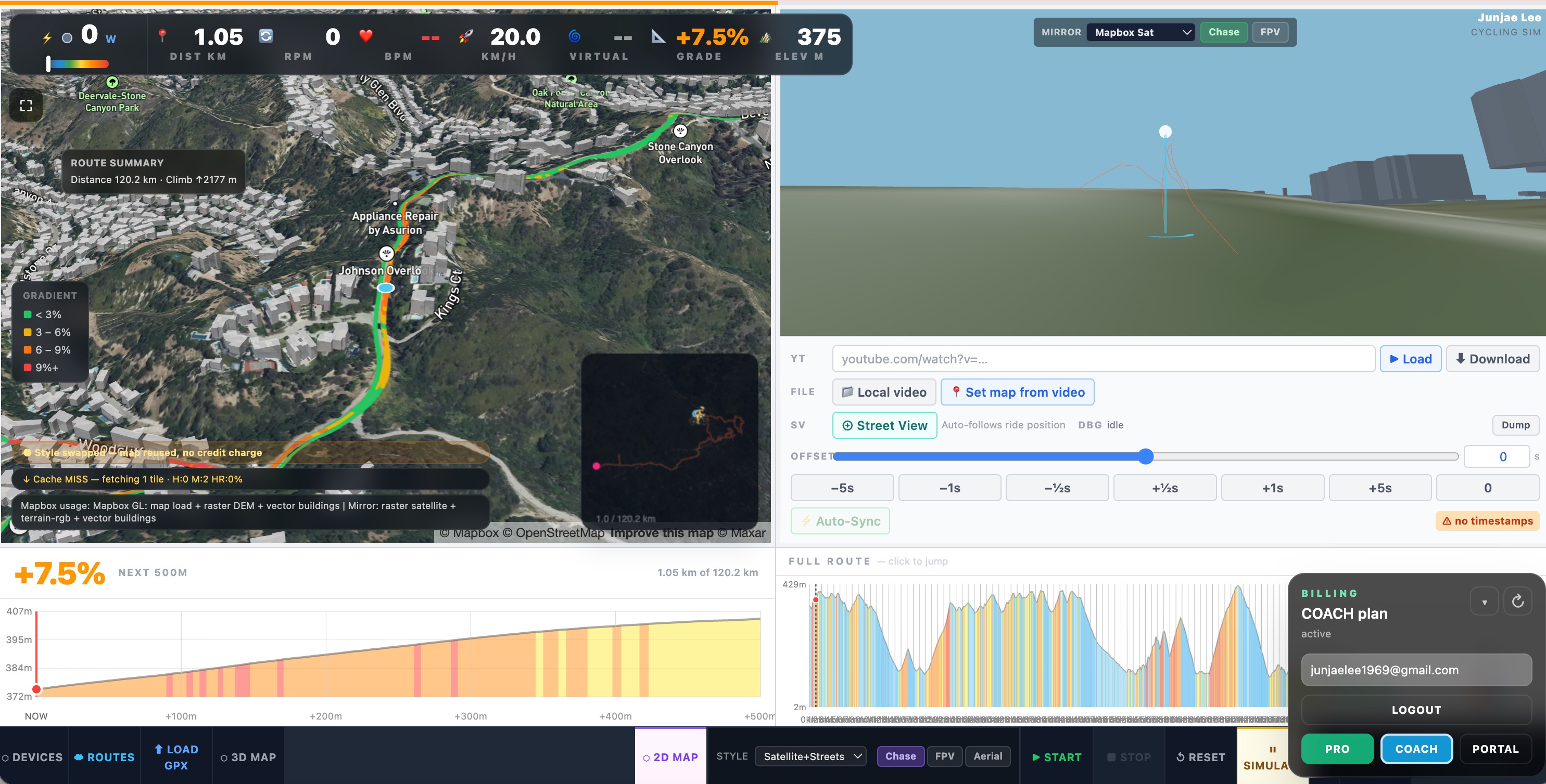 Cycle Simulator screenshot 1