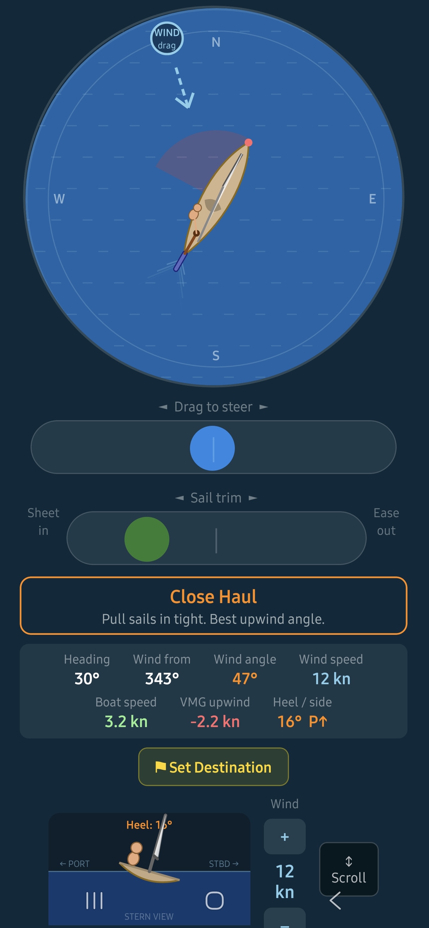 Sailing Trainer screenshot 1